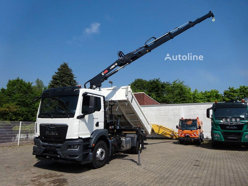 MAN TGS 22.400 - 3 way tipper + crane - Kiper, Kamion s kranom: slika MAN TGS 22.400 - 3 way tipper + crane - Kiper, Kamion s kranom MAN TGS 22.400 - 3 way tipper + crane - Kiper, Kamion s kranom: slika MAN TGS 22.400 - 3 way tipper + crane - Kiper, Kamion s kranom