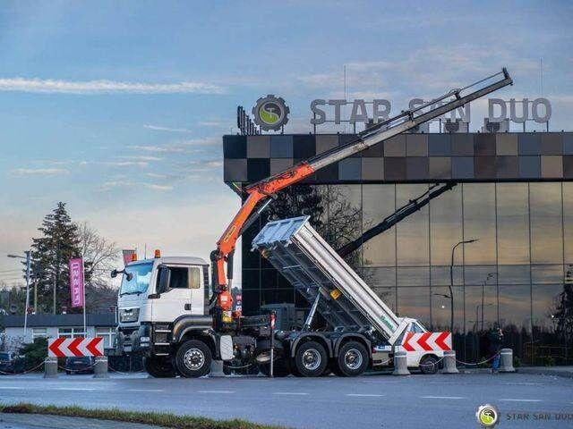 Kiper, Kamion s kranom MAN TGS 26.360 6x6 PALFINGER PK 18001 EH Crane Kipe: slika Kiper, Kamion s kranom MAN TGS 26.360 6x6 PALFINGER PK 18001 EH Crane Kipe
