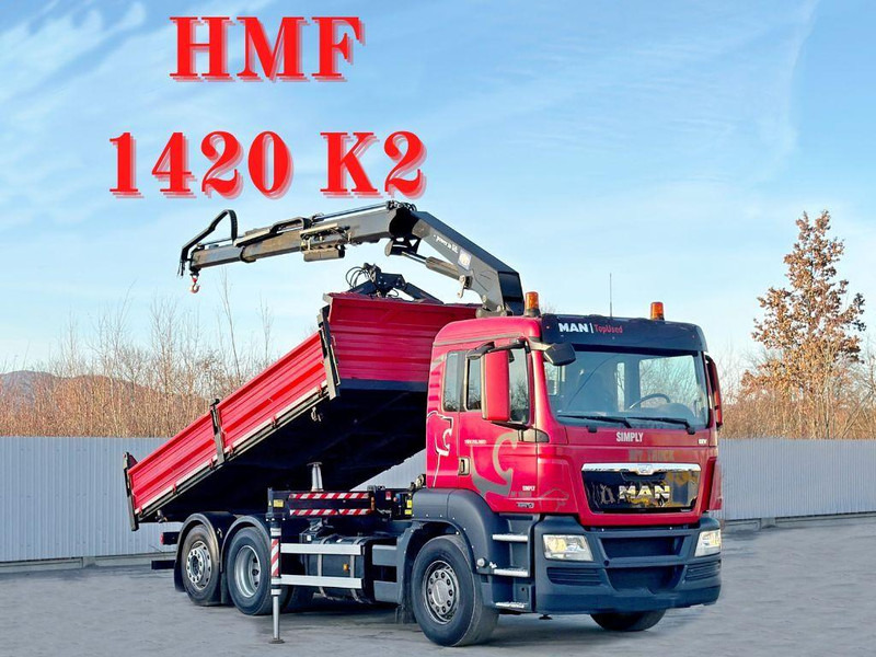MAN TGS 26.360 Kipper 5,15m*HMF 1420 K2 + FUNK/6x2 - Kiper, Kamion s kranom: slika MAN TGS 26.360 Kipper 5,15m*HMF 1420 K2 + FUNK/6x2 - Kiper, Kamion s kranom MAN TGS 26.360 Kipper 5,15m*HMF 1420 K2 + FUNK/6x2 - Kiper, Kamion s kranom: slika MAN TGS 26.360 Kipper 5,15m*HMF 1420 K2 + FUNK/6x2 - Kiper, Kamion s kranom