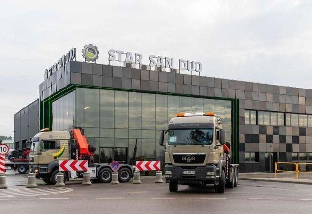 Kamion s otvorenim sandukom, Kamion s kranom MAN TGS 26.480 6x6 PALFINGER PK 34002 SH Crane Winc: slika Kamion s otvorenim sandukom, Kamion s kranom MAN TGS 26.480 6x6 PALFINGER PK 34002 SH Crane Winc