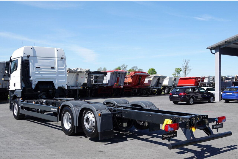 MAN TGX 26.520 / 6x2 / RAMA DŁ. 9,1M / OŚ PODNOSZONA / SKRĘTNA / DO - Kamion-šasija: slika MAN TGX 26.520 / 6x2 / RAMA DŁ. 9,1M / OŚ PODNOSZONA / SKRĘTNA / DO - Kamion-šasija MAN TGX 26.520 / 6x2 / RAMA DŁ. 9,1M / OŚ PODNOSZONA / SKRĘTNA / DO - Kamion-šasija: slika MAN TGX 26.520 / 6x2 / RAMA DŁ. 9,1M / OŚ PODNOSZONA / SKRĘTNA / DO - Kamion-šasija