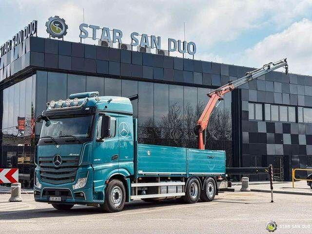 Mercedes-Benz ACTROS 2545 6x2 Palfinger PK 16001 HDS Crane - Kamion s otvorenim sandukom, Kamion s kranom: slika Mercedes-Benz ACTROS 2545 6x2 Palfinger PK 16001 HDS Crane - Kamion s otvorenim sandukom, Kamion s kranom Mercedes-Benz ACTROS 2545 6x2 Palfinger PK 16001 HDS Crane - Kamion s otvorenim sandukom, Kamion s kranom: slika Mercedes-Benz ACTROS 2545 6x2 Palfinger PK 16001 HDS Crane - Kamion s otvorenim sandukom, Kamion s kranom