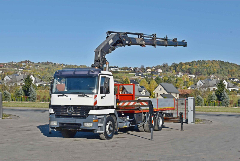 Mercedes-Benz ACTROS 2635 Pritsche - Kamion s otvorenim sandukom, Kamion s kranom: slika Mercedes-Benz ACTROS 2635 Pritsche - Kamion s otvorenim sandukom, Kamion s kranom Mercedes-Benz ACTROS 2635 Pritsche - Kamion s otvorenim sandukom, Kamion s kranom: slika Mercedes-Benz ACTROS 2635 Pritsche - Kamion s otvorenim sandukom, Kamion s kranom
