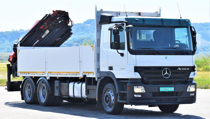Mercedes-Benz ACTROS 2641 - Kamion s otvorenim sandukom, Kamion s kranom: slika Mercedes-Benz ACTROS 2641 - Kamion s otvorenim sandukom, Kamion s kranom Mercedes-Benz ACTROS 2641 - Kamion s otvorenim sandukom, Kamion s kranom: slika Mercedes-Benz ACTROS 2641 - Kamion s otvorenim sandukom, Kamion s kranom