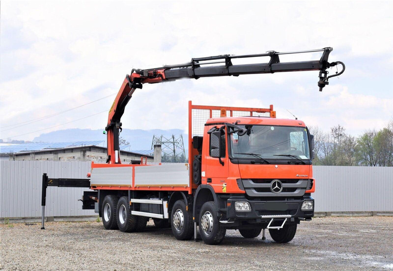Mercedes-Benz ACTROS 3241 - Kamion s otvorenim sandukom, Kamion s kranom: slika Mercedes-Benz ACTROS 3241 - Kamion s otvorenim sandukom, Kamion s kranom Mercedes-Benz ACTROS 3241 - Kamion s otvorenim sandukom, Kamion s kranom: slika Mercedes-Benz ACTROS 3241 - Kamion s otvorenim sandukom, Kamion s kranom