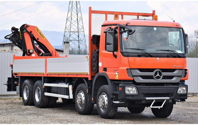 Mercedes-Benz ACTROS 3241 - Kamion s otvorenim sandukom, Kamion s kranom: slika Mercedes-Benz ACTROS 3241 - Kamion s otvorenim sandukom, Kamion s kranom Mercedes-Benz ACTROS 3241 - Kamion s otvorenim sandukom, Kamion s kranom: slika Mercedes-Benz ACTROS 3241 - Kamion s otvorenim sandukom, Kamion s kranom