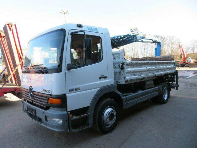 Mercedes-Benz ATEGO 1218 - Kiper, Kamion s kranom: slika Mercedes-Benz ATEGO 1218 - Kiper, Kamion s kranom Mercedes-Benz ATEGO 1218 - Kiper, Kamion s kranom: slika Mercedes-Benz ATEGO 1218 - Kiper, Kamion s kranom