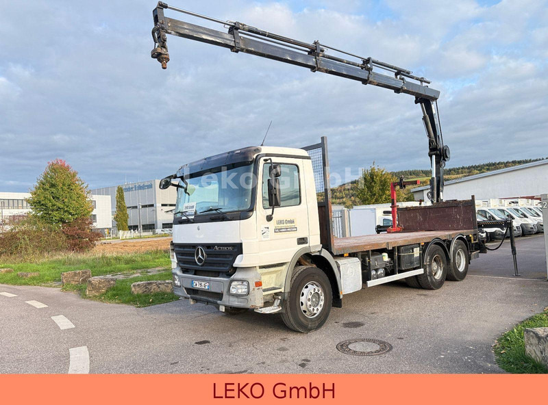 Mercedes-Benz Actros 2636-Plateau Hiab Krahn - Kamion s otvorenim sandukom, Kamion s kranom: slika Mercedes-Benz Actros 2636-Plateau Hiab Krahn - Kamion s otvorenim sandukom, Kamion s kranom Mercedes-Benz Actros 2636-Plateau Hiab Krahn - Kamion s otvorenim sandukom, Kamion s kranom: slika Mercedes-Benz Actros 2636-Plateau Hiab Krahn - Kamion s otvorenim sandukom, Kamion s kranom