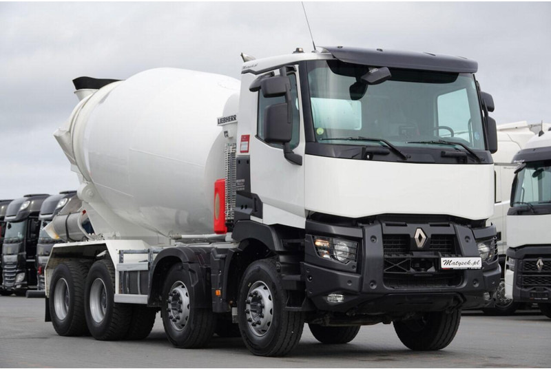Renault C 380 / 8X4 / BETONOMIESZARKA / GRUSZKA / LIEBHERR 9 M3 / EURO 6 - Automješalica: slika Renault C 380 / 8X4 / BETONOMIESZARKA / GRUSZKA / LIEBHERR 9 M3 / EURO 6 - Automješalica Renault C 380 / 8X4 / BETONOMIESZARKA / GRUSZKA / LIEBHERR 9 M3 / EURO 6 - Automješalica: slika Renault C 380 / 8X4 / BETONOMIESZARKA / GRUSZKA / LIEBHERR 9 M3 / EURO 6 - Automješalica