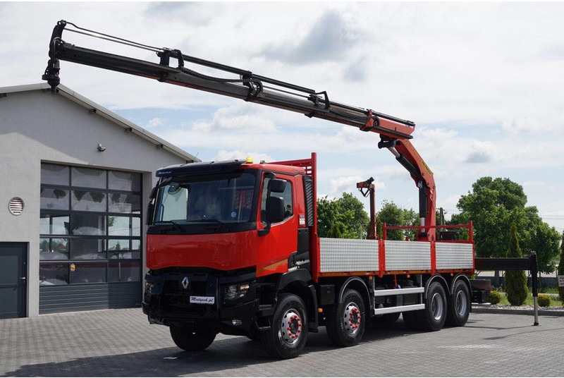 Renault C 430 / 8x4 / SKRZYNIOWY 7 M + HDS PALFINGER PK 24001-K C / WYSÓ - Kamion s otvorenim sandukom, Kamion s kranom: slika Renault C 430 / 8x4 / SKRZYNIOWY 7 M + HDS PALFINGER PK 24001-K C / WYSÓ - Kamion s otvorenim sandukom, Kamion s kranom Renault C 430 / 8x4 / SKRZYNIOWY 7 M + HDS PALFINGER PK 24001-K C / WYSÓ - Kamion s otvorenim sandukom, Kamion s kranom: slika Renault C 430 / 8x4 / SKRZYNIOWY 7 M + HDS PALFINGER PK 24001-K C / WYSÓ - Kamion s otvorenim sandukom, Kamion s kranom