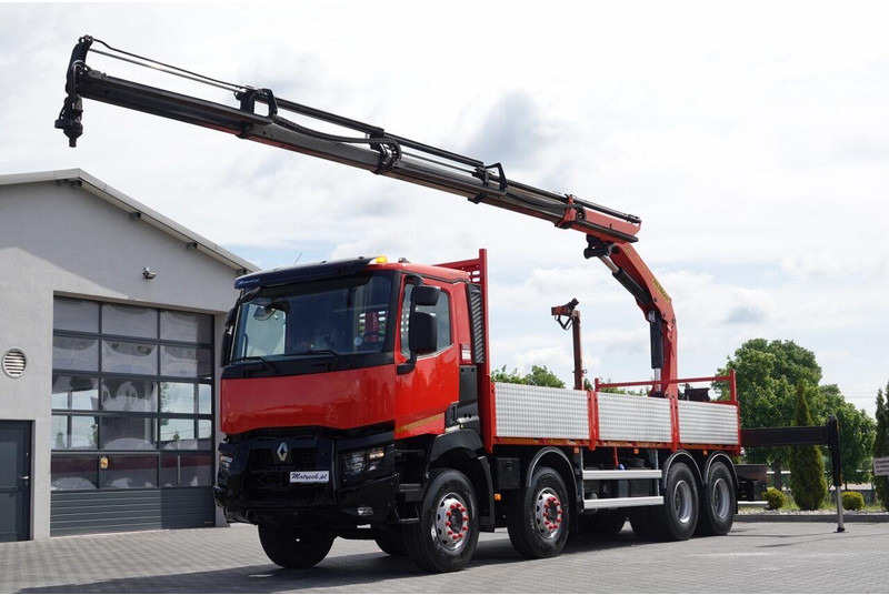 Renault C 430 / 8x4 / SKRZYNIOWY 7 M + HDS PALFINGER PK 24001-K C / WYSÓ - Kamion s otvorenim sandukom, Kamion s kranom: slika Renault C 430 / 8x4 / SKRZYNIOWY 7 M + HDS PALFINGER PK 24001-K C / WYSÓ - Kamion s otvorenim sandukom, Kamion s kranom Renault C 430 / 8x4 / SKRZYNIOWY 7 M + HDS PALFINGER PK 24001-K C / WYSÓ - Kamion s otvorenim sandukom, Kamion s kranom: slika Renault C 430 / 8x4 / SKRZYNIOWY 7 M + HDS PALFINGER PK 24001-K C / WYSÓ - Kamion s otvorenim sandukom, Kamion s kranom