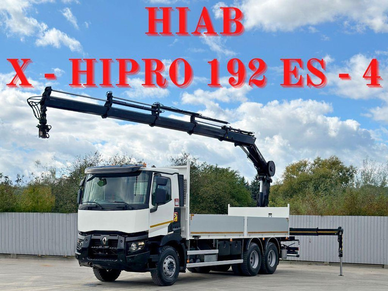 Renault C 430 *HIAB X - HIPRO 192 ES -4 + FUNK* 6x4 - Kamion s otvorenim sandukom, Kamion s kranom: slika Renault C 430 *HIAB X - HIPRO 192 ES -4 + FUNK* 6x4 - Kamion s otvorenim sandukom, Kamion s kranom Renault C 430 *HIAB X - HIPRO 192 ES -4 + FUNK* 6x4 - Kamion s otvorenim sandukom, Kamion s kranom: slika Renault C 430 *HIAB X - HIPRO 192 ES -4 + FUNK* 6x4 - Kamion s otvorenim sandukom, Kamion s kranom