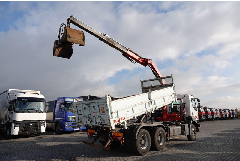 Renault KERAX 410 / 6x4 / WYWROTKA + HDS FASSI F150 / HYDROBURTA / BORDM - Kiper, Kamion s kranom: slika Renault KERAX 410 / 6x4 / WYWROTKA + HDS FASSI F150 / HYDROBURTA / BORDM - Kiper, Kamion s kranom Renault KERAX 410 / 6x4 / WYWROTKA + HDS FASSI F150 / HYDROBURTA / BORDM - Kiper, Kamion s kranom: slika Renault KERAX 410 / 6x4 / WYWROTKA + HDS FASSI F150 / HYDROBURTA / BORDM - Kiper, Kamion s kranom