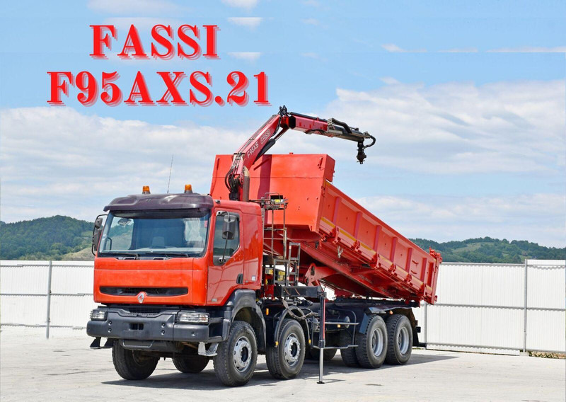 Renault KERAX 420 DCI Kipper 6,30m+FASSI F95AXS.21+FUNK - Kiper, Kamion s kranom: slika Renault KERAX 420 DCI Kipper 6,30m+FASSI F95AXS.21+FUNK - Kiper, Kamion s kranom Renault KERAX 420 DCI Kipper 6,30m+FASSI F95AXS.21+FUNK - Kiper, Kamion s kranom: slika Renault KERAX 420 DCI Kipper 6,30m+FASSI F95AXS.21+FUNK - Kiper, Kamion s kranom