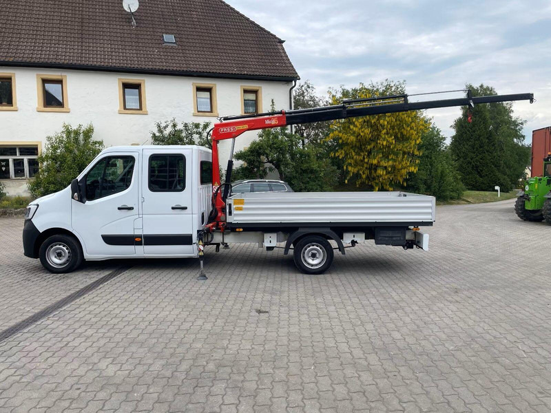 Dostavno vozilo s ravnom platformom, Dostavno vozilo s dvostrukom kabinom Renault Master Doka - Flatbed truck + crane: slika Dostavno vozilo s ravnom platformom, Dostavno vozilo s dvostrukom kabinom Renault Master Doka - Flatbed truck + crane Dostavno vozilo s ravnom platformom, Dostavno vozilo s dvostrukom kabinom Renault Master Doka - Flatbed truck + crane: slika Dostavno vozilo s ravnom platformom, Dostavno vozilo s dvostrukom kabinom Renault Master Doka - Flatbed truck + crane