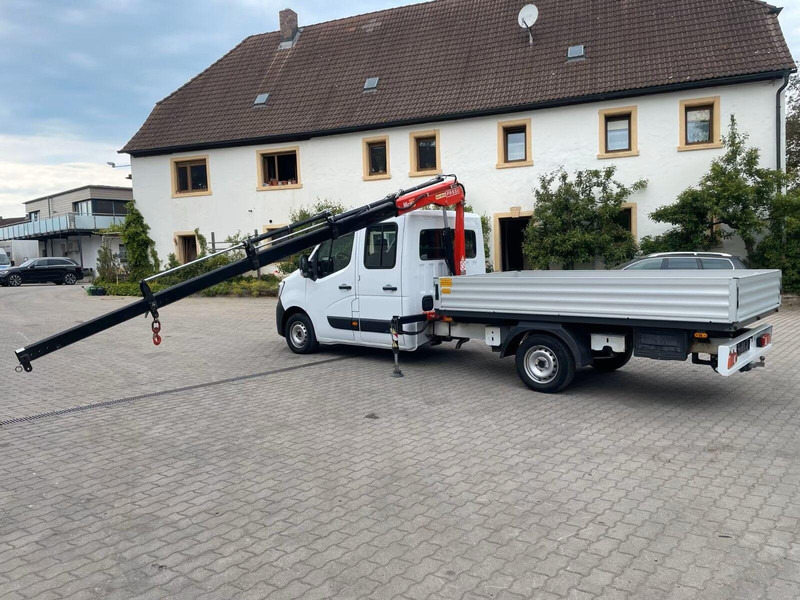Dostavno vozilo s ravnom platformom, Dostavno vozilo s dvostrukom kabinom Renault Master Doka - Flatbed truck + crane: slika Dostavno vozilo s ravnom platformom, Dostavno vozilo s dvostrukom kabinom Renault Master Doka - Flatbed truck + crane Dostavno vozilo s ravnom platformom, Dostavno vozilo s dvostrukom kabinom Renault Master Doka - Flatbed truck + crane: slika Dostavno vozilo s ravnom platformom, Dostavno vozilo s dvostrukom kabinom Renault Master Doka - Flatbed truck + crane