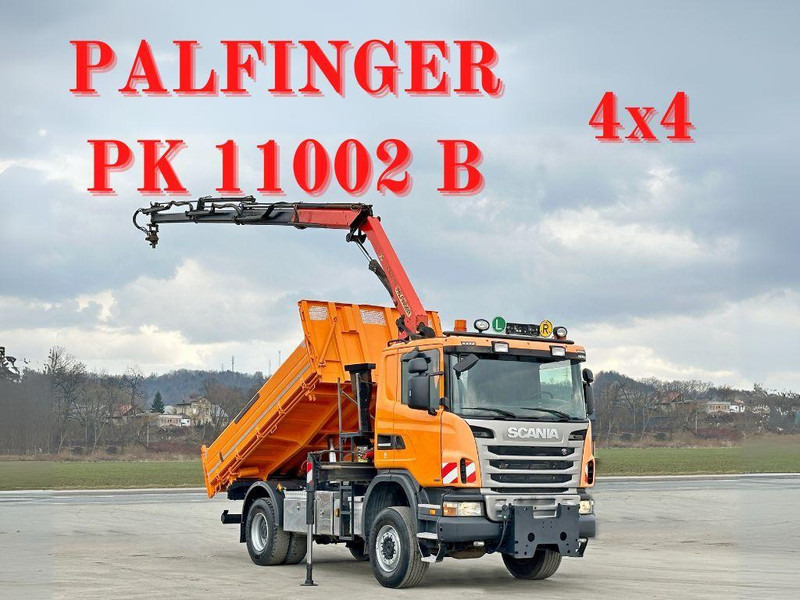 Scania G360 Kipper 4,10m *PK 11002 B + FUNK *4x4 - Kiper, Kamion s kranom: slika Scania G360 Kipper 4,10m *PK 11002 B + FUNK *4x4 - Kiper, Kamion s kranom Scania G360 Kipper 4,10m *PK 11002 B + FUNK *4x4 - Kiper, Kamion s kranom: slika Scania G360 Kipper 4,10m *PK 11002 B + FUNK *4x4 - Kiper, Kamion s kranom