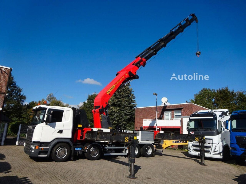 Scania G410 - Flatbed+crane - Kamion s otvorenim sandukom, Kamion s kranom: slika Scania G410 - Flatbed+crane - Kamion s otvorenim sandukom, Kamion s kranom Scania G410 - Flatbed+crane - Kamion s otvorenim sandukom, Kamion s kranom: slika Scania G410 - Flatbed+crane - Kamion s otvorenim sandukom, Kamion s kranom
