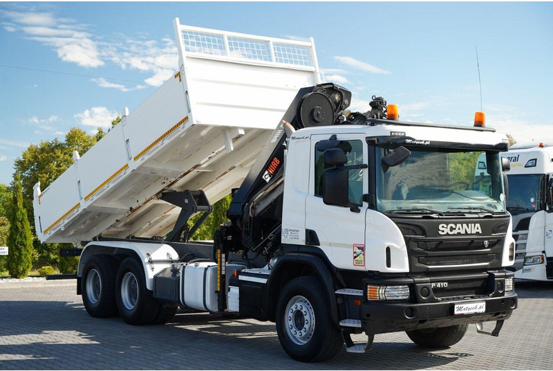 Scania P 410 / 6x4 / WYWROTKA - 6 M + HDS HIAB XS 211 / STEROWANIE RADI - Kiper, Kamion s kranom: slika Scania P 410 / 6x4 / WYWROTKA - 6 M + HDS HIAB XS 211 / STEROWANIE RADI - Kiper, Kamion s kranom Scania P 410 / 6x4 / WYWROTKA - 6 M + HDS HIAB XS 211 / STEROWANIE RADI - Kiper, Kamion s kranom: slika Scania P 410 / 6x4 / WYWROTKA - 6 M + HDS HIAB XS 211 / STEROWANIE RADI - Kiper, Kamion s kranom