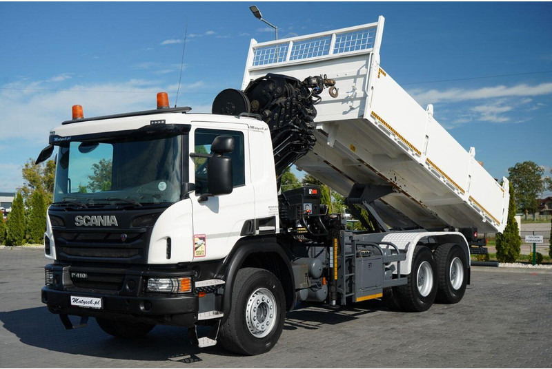 Scania P 410 / 6x4 / WYWROTKA - 6 M + HDS HIAB XS 211 / STEROWANIE RADI - Kiper, Kamion s kranom: slika Scania P 410 / 6x4 / WYWROTKA - 6 M + HDS HIAB XS 211 / STEROWANIE RADI - Kiper, Kamion s kranom Scania P 410 / 6x4 / WYWROTKA - 6 M + HDS HIAB XS 211 / STEROWANIE RADI - Kiper, Kamion s kranom: slika Scania P 410 / 6x4 / WYWROTKA - 6 M + HDS HIAB XS 211 / STEROWANIE RADI - Kiper, Kamion s kranom