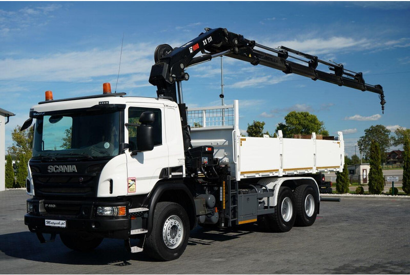 Scania P 410 / 6x4 / WYWROTKA - 6 M + HDS HIAB XS 211 / STEROWANIE RADI - Kiper, Kamion s kranom: slika Scania P 410 / 6x4 / WYWROTKA - 6 M + HDS HIAB XS 211 / STEROWANIE RADI - Kiper, Kamion s kranom Scania P 410 / 6x4 / WYWROTKA - 6 M + HDS HIAB XS 211 / STEROWANIE RADI - Kiper, Kamion s kranom: slika Scania P 410 / 6x4 / WYWROTKA - 6 M + HDS HIAB XS 211 / STEROWANIE RADI - Kiper, Kamion s kranom