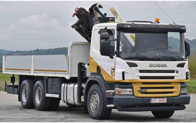 Scania P 420 - Kamion s otvorenim sandukom, Kamion s kranom: slika Scania P 420 - Kamion s otvorenim sandukom, Kamion s kranom Scania P 420 - Kamion s otvorenim sandukom, Kamion s kranom: slika Scania P 420 - Kamion s otvorenim sandukom, Kamion s kranom