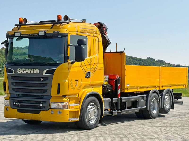 Scania R 500 * PK 26002 EH + FUNK * TOPZUSTAND - Kamion s otvorenim sandukom, Kamion s kranom: slika Scania R 500 * PK 26002 EH + FUNK * TOPZUSTAND - Kamion s otvorenim sandukom, Kamion s kranom Scania R 500 * PK 26002 EH + FUNK * TOPZUSTAND - Kamion s otvorenim sandukom, Kamion s kranom: slika Scania R 500 * PK 26002 EH + FUNK * TOPZUSTAND - Kamion s otvorenim sandukom, Kamion s kranom