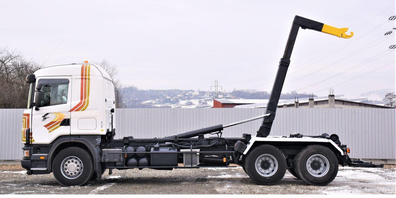 Scania R124 470 Abrollkipper * 6x2 * Motor Problem - Kamion s kukastom dizalicom: slika Scania R124 470 Abrollkipper * 6x2 * Motor Problem - Kamion s kukastom dizalicom Scania R124 470 Abrollkipper * 6x2 * Motor Problem - Kamion s kukastom dizalicom: slika Scania R124 470 Abrollkipper * 6x2 * Motor Problem - Kamion s kukastom dizalicom