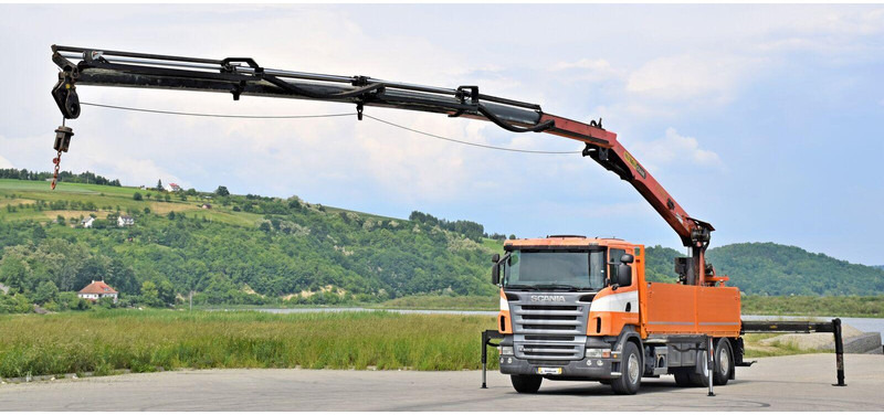 Scania R400 Pritsche 6,80m - Kamion s otvorenim sandukom, Kamion s kranom: slika Scania R400 Pritsche 6,80m - Kamion s otvorenim sandukom, Kamion s kranom Scania R400 Pritsche 6,80m - Kamion s otvorenim sandukom, Kamion s kranom: slika Scania R400 Pritsche 6,80m - Kamion s otvorenim sandukom, Kamion s kranom