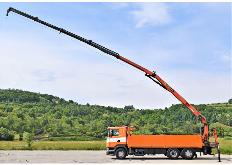 Scania R400 Pritsche 6,80m - Kamion s otvorenim sandukom, Kamion s kranom: slika Scania R400 Pritsche 6,80m - Kamion s otvorenim sandukom, Kamion s kranom Scania R400 Pritsche 6,80m - Kamion s otvorenim sandukom, Kamion s kranom: slika Scania R400 Pritsche 6,80m - Kamion s otvorenim sandukom, Kamion s kranom