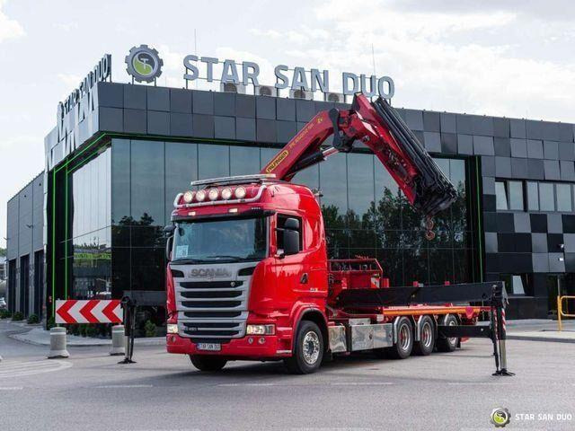 Scania R450 8x4 Palfinger PK 65002 SH HDS Crane - Kamion s otvorenim sandukom, Kamion s kranom: slika Scania R450 8x4 Palfinger PK 65002 SH HDS Crane - Kamion s otvorenim sandukom, Kamion s kranom Scania R450 8x4 Palfinger PK 65002 SH HDS Crane - Kamion s otvorenim sandukom, Kamion s kranom: slika Scania R450 8x4 Palfinger PK 65002 SH HDS Crane - Kamion s otvorenim sandukom, Kamion s kranom