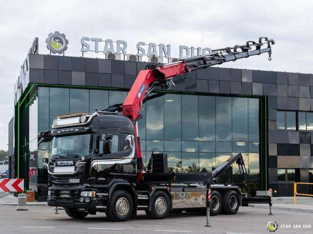 Scania R580 8x4 HMF 5020-K6, JOAB L20 5200AK Hooklift - Kamion s kukastom dizalicom, Kamion s kranom: slika Scania R580 8x4 HMF 5020-K6, JOAB L20 5200AK Hooklift - Kamion s kukastom dizalicom, Kamion s kranom Scania R580 8x4 HMF 5020-K6, JOAB L20 5200AK Hooklift - Kamion s kukastom dizalicom, Kamion s kranom: slika Scania R580 8x4 HMF 5020-K6, JOAB L20 5200AK Hooklift - Kamion s kukastom dizalicom, Kamion s kranom