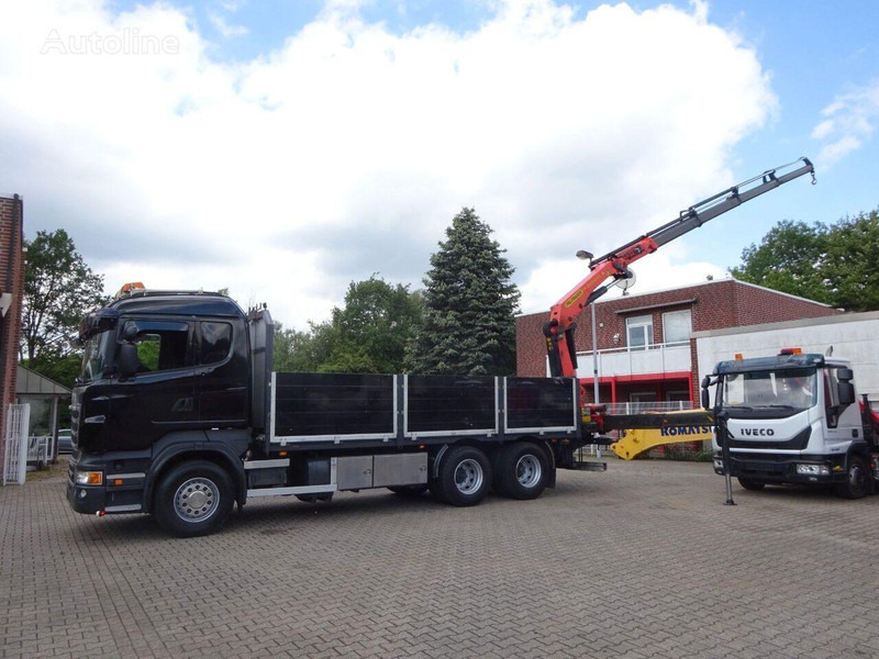 Scania R620 V8 6x2 Flatbed + Palfinger Crane PK 22002 EH - Kamion s otvorenim sandukom, Kamion s kranom: slika Scania R620 V8 6x2 Flatbed + Palfinger Crane PK 22002 EH - Kamion s otvorenim sandukom, Kamion s kranom Scania R620 V8 6x2 Flatbed + Palfinger Crane PK 22002 EH - Kamion s otvorenim sandukom, Kamion s kranom: slika Scania R620 V8 6x2 Flatbed + Palfinger Crane PK 22002 EH - Kamion s otvorenim sandukom, Kamion s kranom