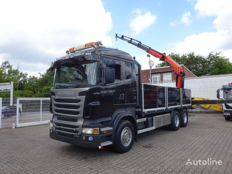 Scania R620 V8 - Flatbed+crane - Kamion s otvorenim sandukom, Kamion s kranom: slika Scania R620 V8 - Flatbed+crane - Kamion s otvorenim sandukom, Kamion s kranom Scania R620 V8 - Flatbed+crane - Kamion s otvorenim sandukom, Kamion s kranom: slika Scania R620 V8 - Flatbed+crane - Kamion s otvorenim sandukom, Kamion s kranom