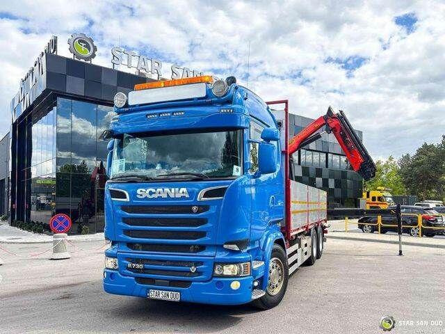 Scania R730 - Kamion s otvorenim sandukom, Kamion s kranom: slika Scania R730 - Kamion s otvorenim sandukom, Kamion s kranom Scania R730 - Kamion s otvorenim sandukom, Kamion s kranom: slika Scania R730 - Kamion s otvorenim sandukom, Kamion s kranom