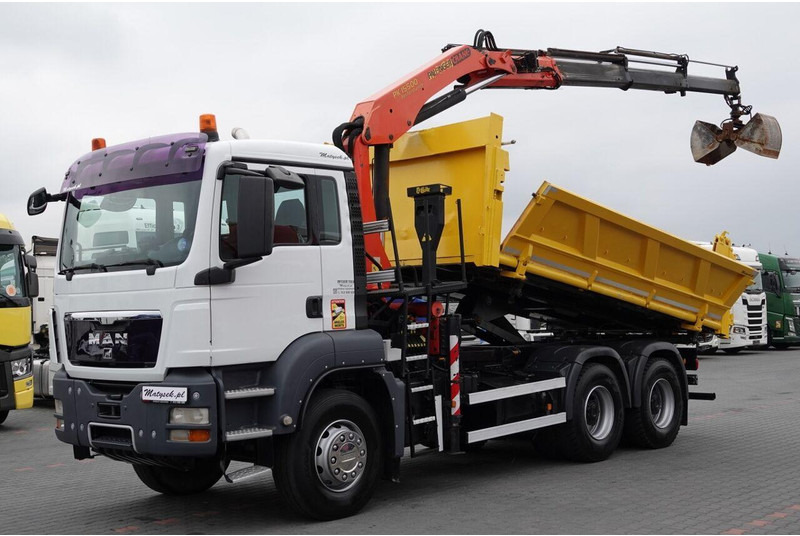 Scania TGS 33.360 / 6x4 / WYWROTKA + HDS PALFINGER PK 15 500 wysów 10m - Kiper, Kamion s kranom: slika Scania TGS 33.360 / 6x4 / WYWROTKA + HDS PALFINGER PK 15 500 wysów 10m - Kiper, Kamion s kranom Scania TGS 33.360 / 6x4 / WYWROTKA + HDS PALFINGER PK 15 500 wysów 10m - Kiper, Kamion s kranom: slika Scania TGS 33.360 / 6x4 / WYWROTKA + HDS PALFINGER PK 15 500 wysów 10m - Kiper, Kamion s kranom