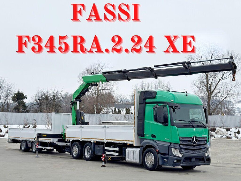 Mercedes-Benz ACTROS 2645 * FASSI F345.24 XE + FUNK + Anhänger - Tegljač: slika Mercedes-Benz ACTROS 2645 * FASSI F345.24 XE + FUNK + Anhänger - Tegljač Mercedes-Benz ACTROS 2645 * FASSI F345.24 XE + FUNK + Anhänger - Tegljač: slika Mercedes-Benz ACTROS 2645 * FASSI F345.24 XE + FUNK + Anhänger - Tegljač
