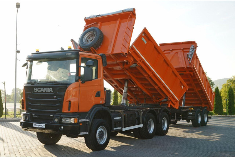 Scania G 440 / 6x6 / ZESTAW / WYWROTKA TRZY-STRONNA / 2X HYDROBURTA /PR - Tegljač: slika Scania G 440 / 6x6 / ZESTAW / WYWROTKA TRZY-STRONNA / 2X HYDROBURTA /PR - Tegljač Scania G 440 / 6x6 / ZESTAW / WYWROTKA TRZY-STRONNA / 2X HYDROBURTA /PR - Tegljač: slika Scania G 440 / 6x6 / ZESTAW / WYWROTKA TRZY-STRONNA / 2X HYDROBURTA /PR - Tegljač