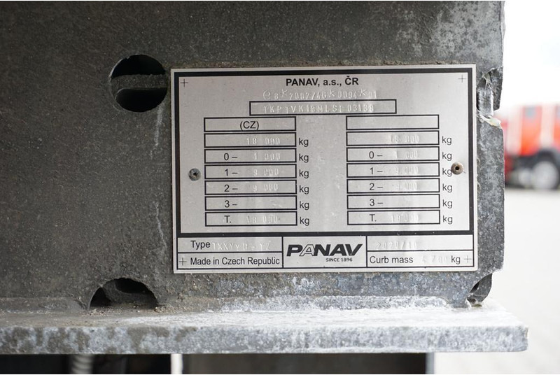 Prikolica s ceradom panav TANDEM / DŁ. 8,2 M / FIRANKA / 20 PALET: slika Prikolica s ceradom panav TANDEM / DŁ. 8,2 M / FIRANKA / 20 PALET