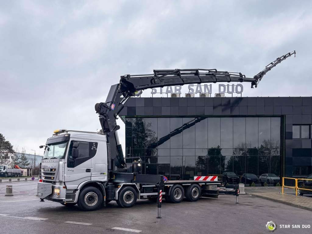 Iveco STRALIS AS320S50Y 8x2 HMF 8520-0K6 FLY JIB Winc - Kamion s kranom: slika Iveco STRALIS AS320S50Y 8x2 HMF 8520-0K6 FLY JIB Winc - Kamion s kranom Iveco STRALIS AS320S50Y 8x2 HMF 8520-0K6 FLY JIB Winc - Kamion s kranom: slika Iveco STRALIS AS320S50Y 8x2 HMF 8520-0K6 FLY JIB Winc - Kamion s kranom