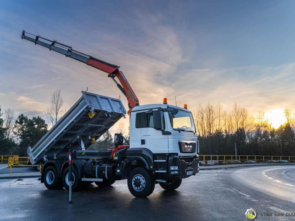 MAN TGS 26.360 6x6 PALFINGER PK 18001 EH Crane Kipe - Kiper: slika MAN TGS 26.360 6x6 PALFINGER PK 18001 EH Crane Kipe - Kiper MAN TGS 26.360 6x6 PALFINGER PK 18001 EH Crane Kipe - Kiper: slika MAN TGS 26.360 6x6 PALFINGER PK 18001 EH Crane Kipe - Kiper