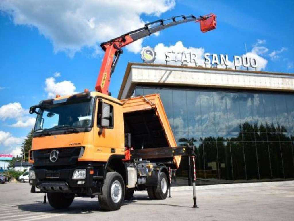 Mercedes-Benz ACTROS 1841 4x4 PALFINGER PK 22002 CRANE KIPER - Kiper, Kamion s kranom: slika Mercedes-Benz ACTROS 1841 4x4 PALFINGER PK 22002 CRANE KIPER - Kiper, Kamion s kranom Mercedes-Benz ACTROS 1841 4x4 PALFINGER PK 22002 CRANE KIPER - Kiper, Kamion s kranom: slika Mercedes-Benz ACTROS 1841 4x4 PALFINGER PK 22002 CRANE KIPER - Kiper, Kamion s kranom