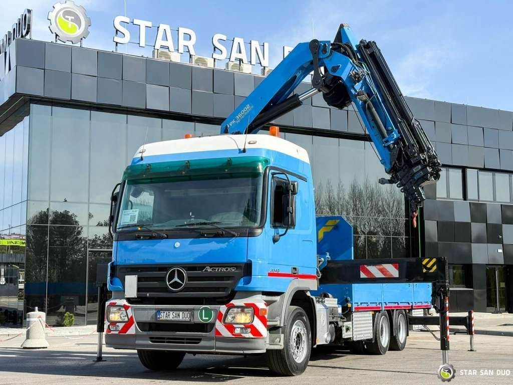 Mercedes-Benz ACTROS 2646L 6x4 PALFINGER 36002 Crane Winch - Kamion s kranom: slika Mercedes-Benz ACTROS 2646L 6x4 PALFINGER 36002 Crane Winch - Kamion s kranom Mercedes-Benz ACTROS 2646L 6x4 PALFINGER 36002 Crane Winch - Kamion s kranom: slika Mercedes-Benz ACTROS 2646L 6x4 PALFINGER 36002 Crane Winch - Kamion s kranom