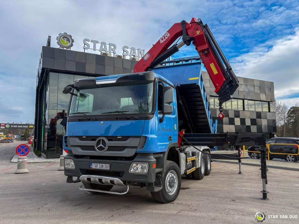 Mercedes-Benz ACTROS 3341 6x6 HMF 4220 K4 CRANE KIPPER - Kamion s kranom: slika Mercedes-Benz ACTROS 3341 6x6 HMF 4220 K4 CRANE KIPPER - Kamion s kranom Mercedes-Benz ACTROS 3341 6x6 HMF 4220 K4 CRANE KIPPER - Kamion s kranom: slika Mercedes-Benz ACTROS 3341 6x6 HMF 4220 K4 CRANE KIPPER - Kamion s kranom