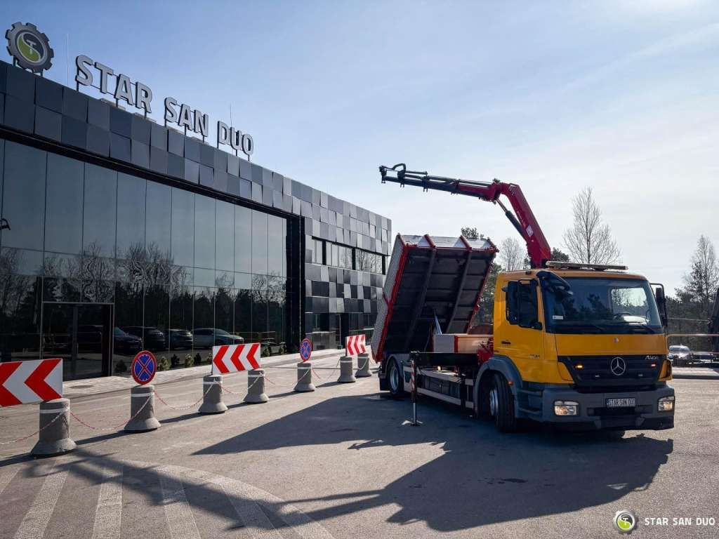 Mercedes-Benz AXOR 1824 4x2 HMF 975 HDS Crane Rotator Kipper - Kamion s kranom: slika Mercedes-Benz AXOR 1824 4x2 HMF 975 HDS Crane Rotator Kipper - Kamion s kranom Mercedes-Benz AXOR 1824 4x2 HMF 975 HDS Crane Rotator Kipper - Kamion s kranom: slika Mercedes-Benz AXOR 1824 4x2 HMF 975 HDS Crane Rotator Kipper - Kamion s kranom