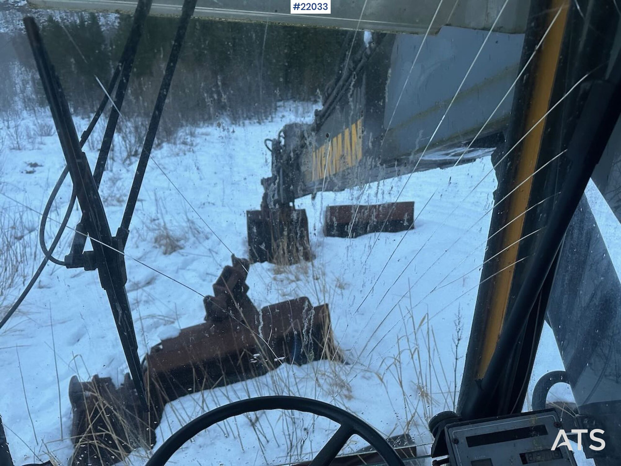 Bager na kotačima Åkerman H7M hjulgraver m/ skuffe: slika Bager na kotačima Åkerman H7M hjulgraver m/ skuffe