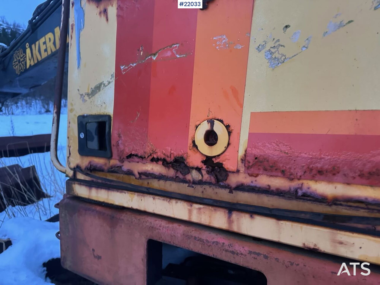 Bager na kotačima Åkerman H7M hjulgraver m/ skuffe: slika Bager na kotačima Åkerman H7M hjulgraver m/ skuffe