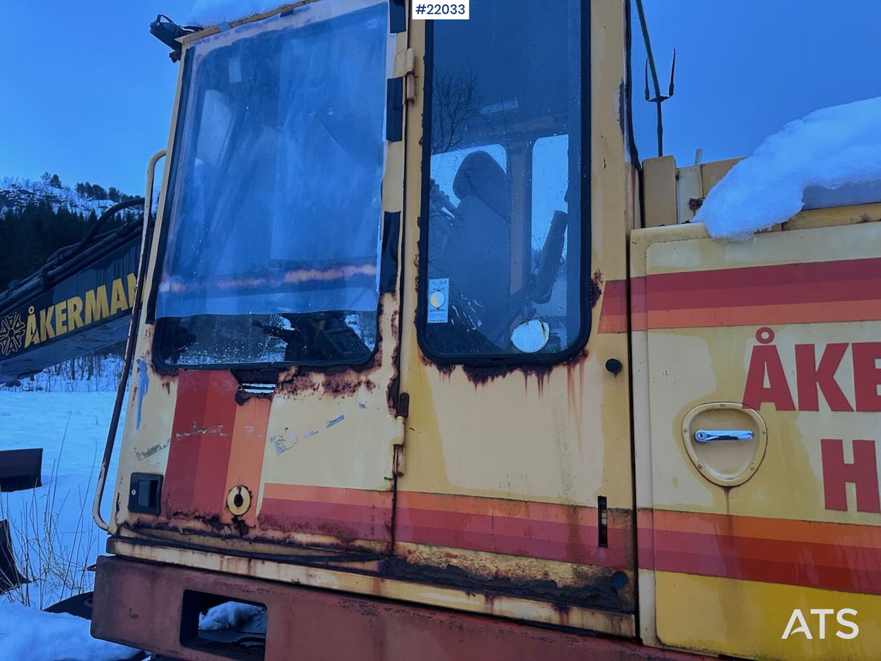 Bager na kotačima Åkerman H7M hjulgraver m/ skuffe: slika Bager na kotačima Åkerman H7M hjulgraver m/ skuffe