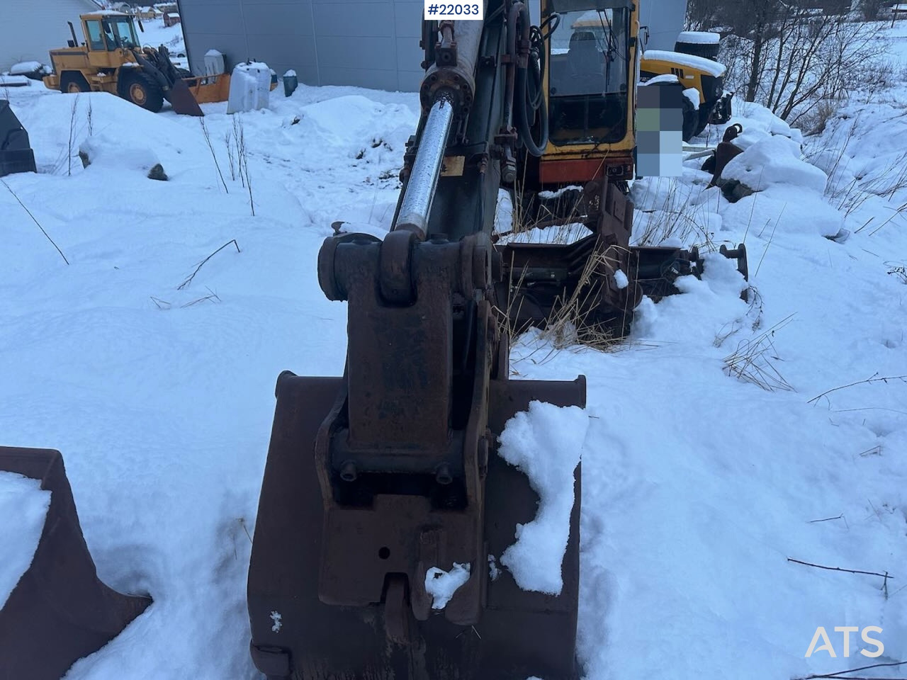 Bager na kotačima Åkerman H7M hjulgraver m/ skuffe: slika Bager na kotačima Åkerman H7M hjulgraver m/ skuffe