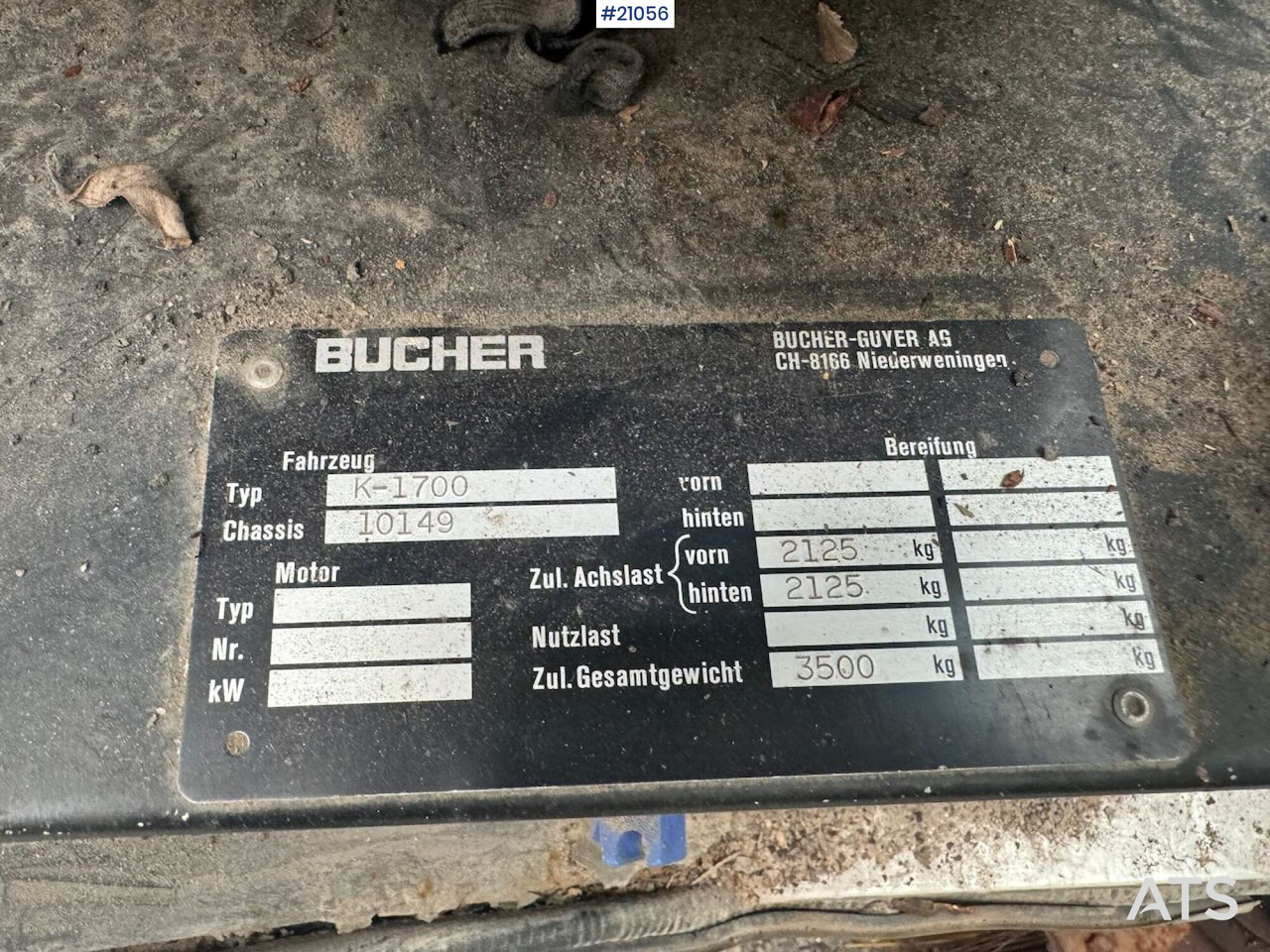 Cestovna čistilica Bucher K-1700: slika Cestovna čistilica Bucher K-1700 Cestovna čistilica Bucher K-1700: slika Cestovna čistilica Bucher K-1700